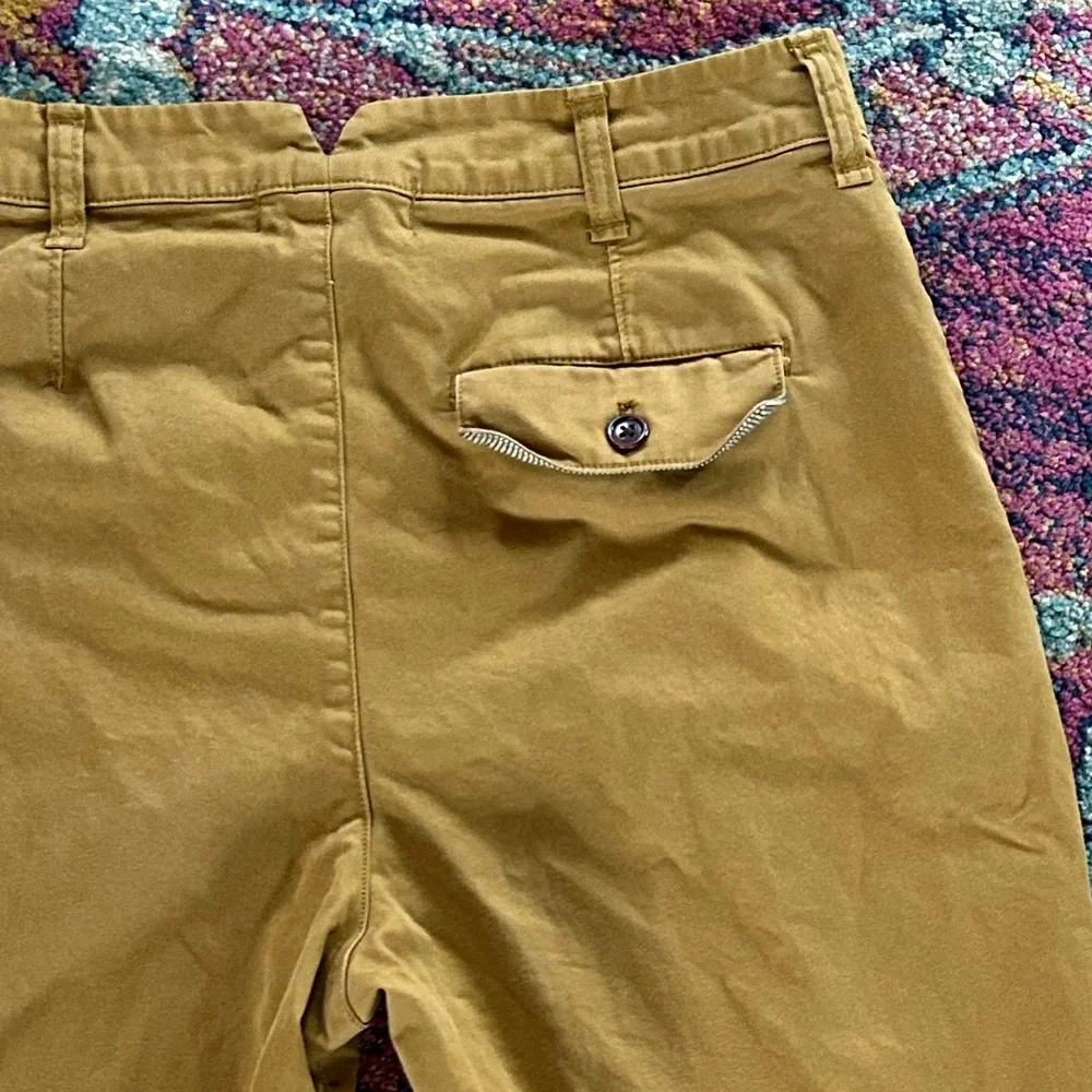 Alex Mill | Women’s Cognac Brown Pleat Front The Boy Pant Ankle Chino Pants Sz 4 - Picture 10 of 16